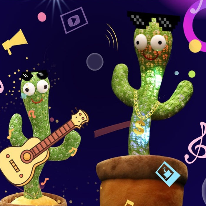USB Charging Singing and Dancing Children’s Toy Cactus_5