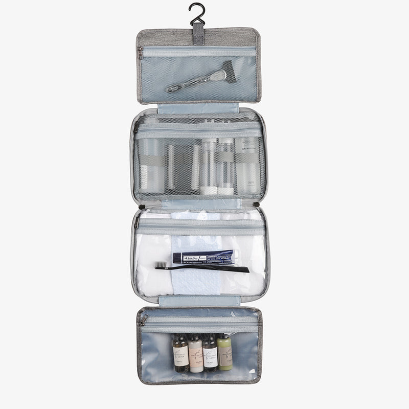 Large Capacity Foldable Travel Makeup Toiletry Organizer_2