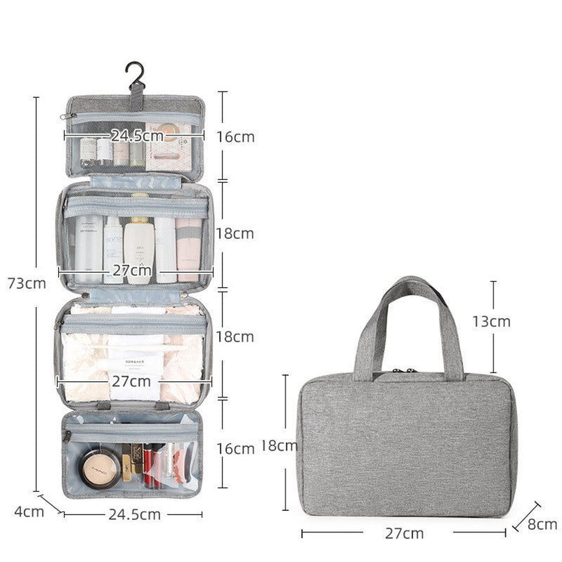 Large Capacity Foldable Travel Makeup Toiletry Organizer_11