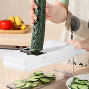 4 Blades Pro Vegetable Slicer and Dicer with Container_3