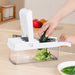 4 Blades Pro Vegetable Slicer and Dicer with Container_5
