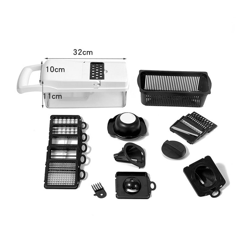 4 Blades Pro Vegetable Slicer and Dicer with Container_13