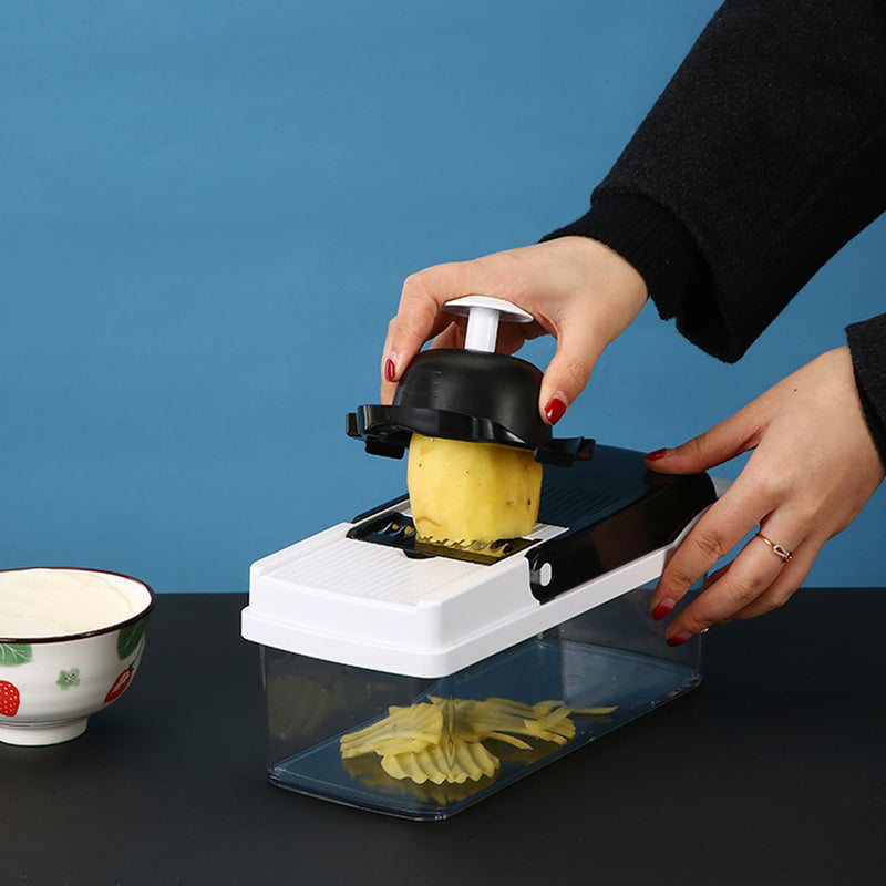4 Blades Pro Vegetable Slicer and Dicer with Container_14