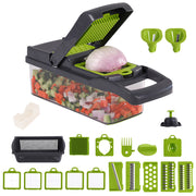 4 Blades Pro Vegetable Slicer and Dicer with Container_10