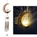Solar Outdoor Rustic Hanging Decorative Wind Chime_0