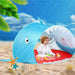 Baby Beach Shark Tent with Shallow Dipping Pool_5
