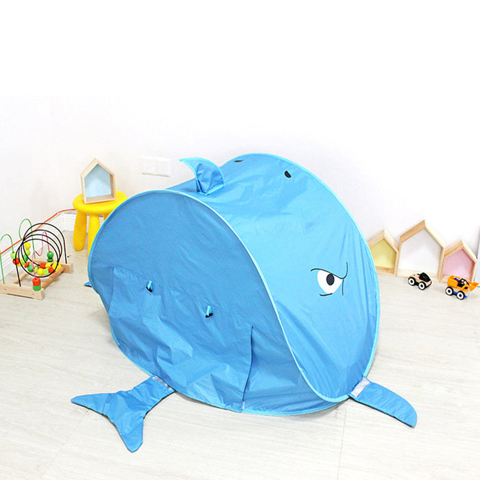 Baby Beach Shark Tent with Shallow Dipping Pool_13