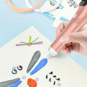 3D Filament Printing Pen DIY Arts and Crafts- USB Charging_14