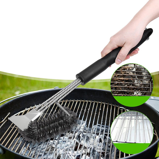 Heavy Duty Grill Brush & Scraper with Carrying Bag_1