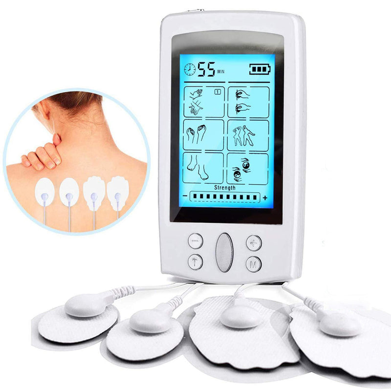 USB Rechargeable TENS Electric Pain Relief Pulse Massager_4