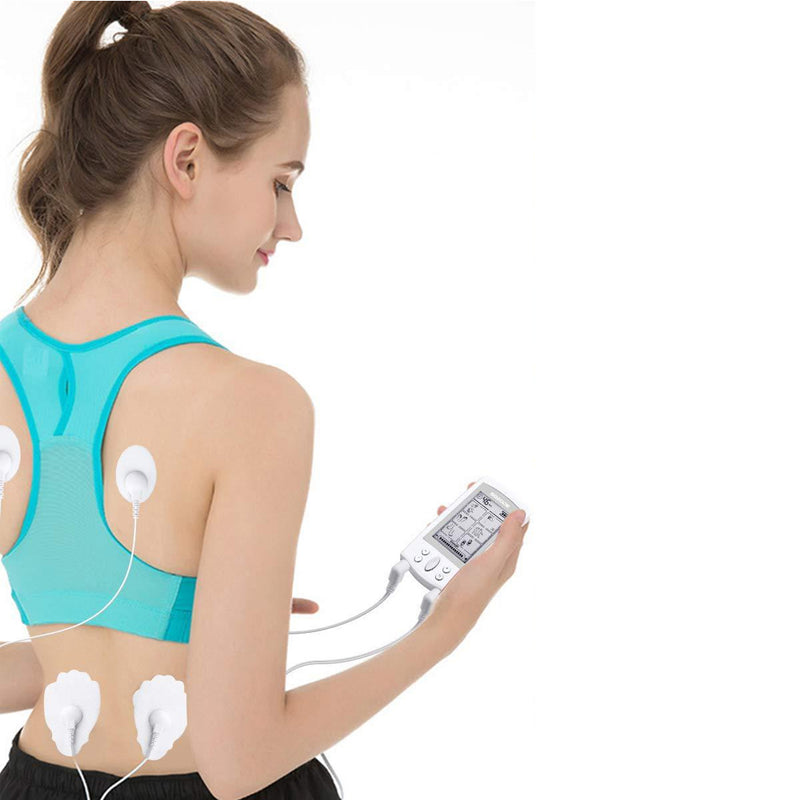 USB Rechargeable TENS Electric Pain Relief Pulse Massager_5