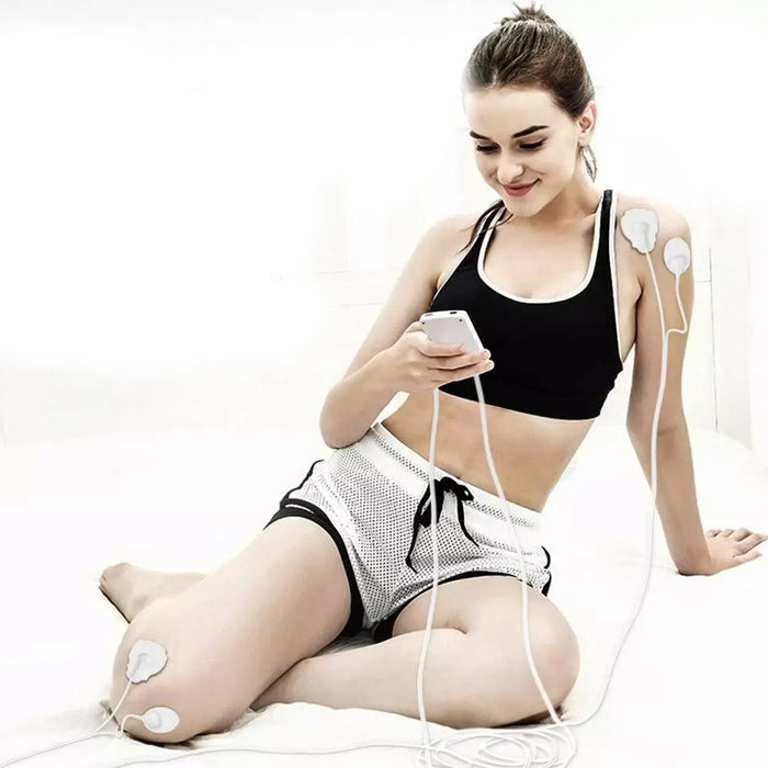 USB Rechargeable TENS Electric Pain Relief Pulse Massager_6