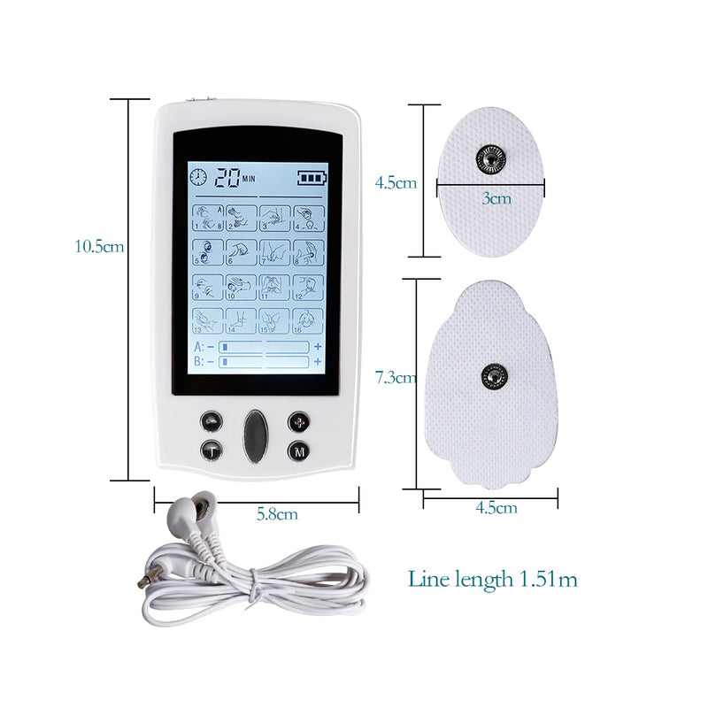 USB Rechargeable TENS Electric Pain Relief Pulse Massager_7