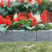 Cobbled Stone Effect Garden Edging Plastic Lawn Fence_12