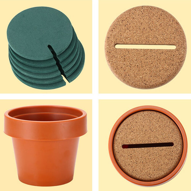 DIY Pack of 6 Non Slip Beverage Coasters Insulation Pad_4