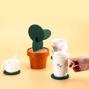 DIY Pack of 6 Non Slip Beverage Coasters Insulation Pad_5