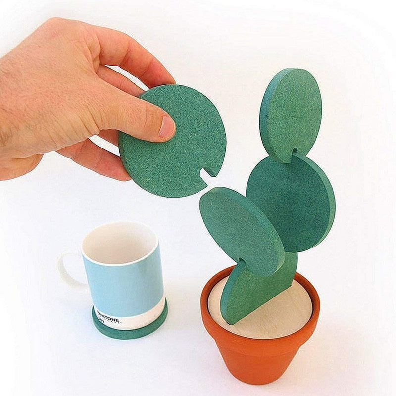 DIY Pack of 6 Non Slip Beverage Coasters Insulation Pad_8