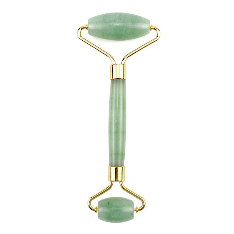 Jade Roller Gua Sha Scraper Facial Roller Massager_4