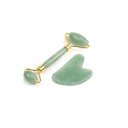 Jade Roller Gua Sha Scraper Facial Roller Massager_5