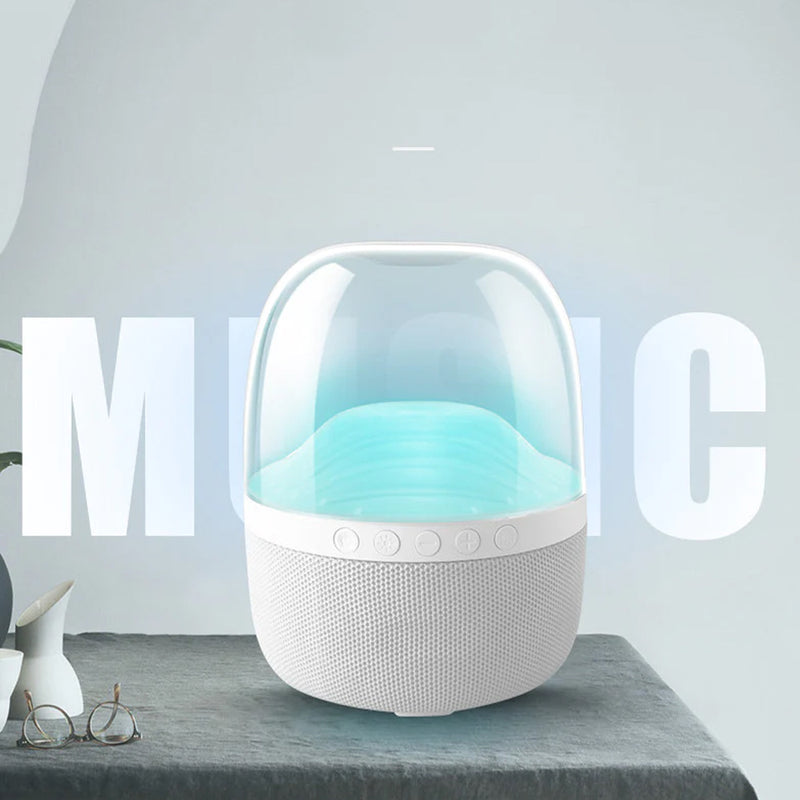 USB Charging Glazed Colorful Luminous Bluetooth Speaker_5