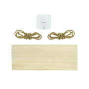 Rustic and Minimalist Hanging Wooden Corner Shelf_3