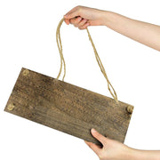 Rustic and Minimalist Hanging Wooden Corner Shelf_5
