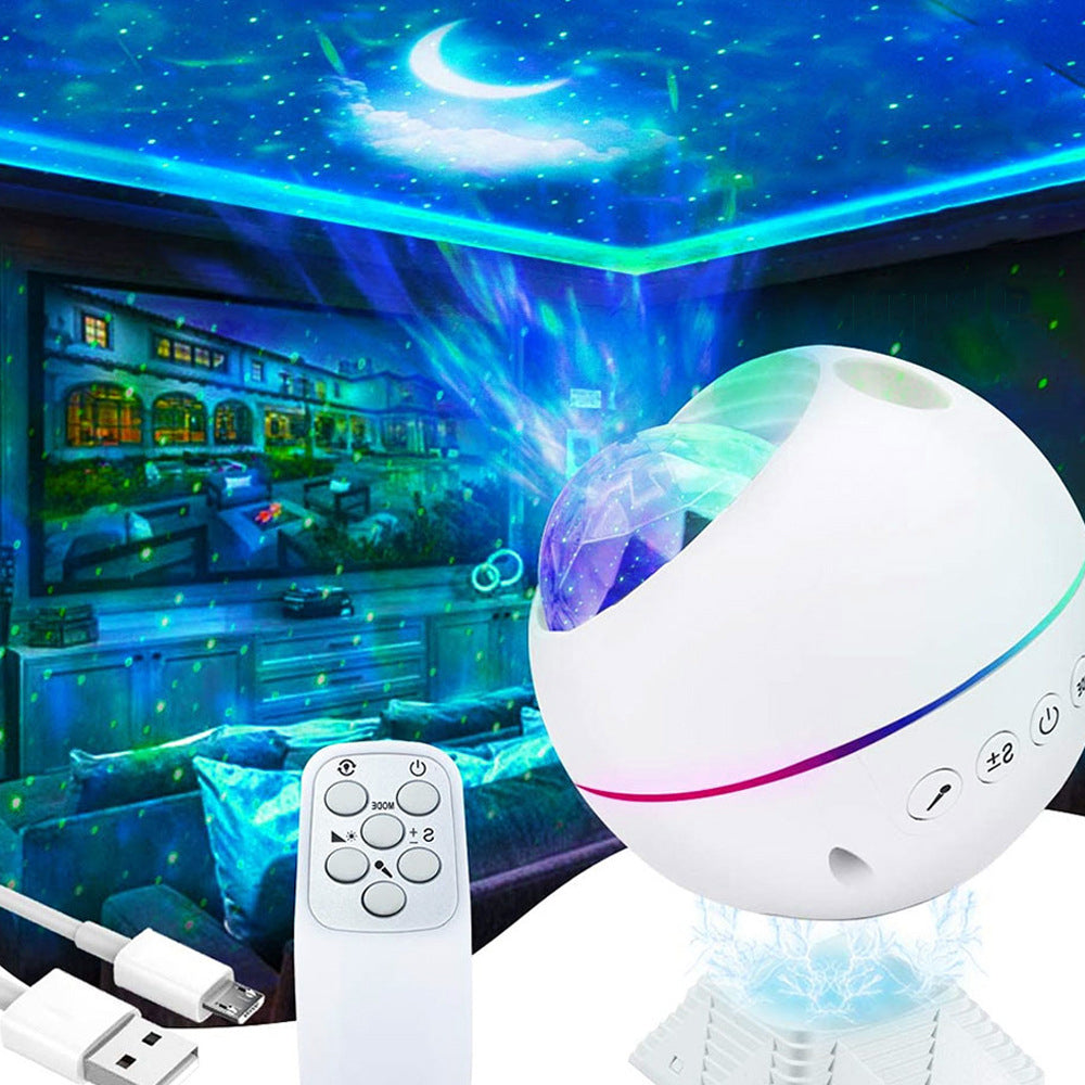 360° Magnetic Base Remote Controlled Star Projector- USB Interface ...