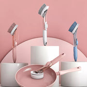 Soap Dispensing Dishwashing Pots and Pans Wand Scrubber_16