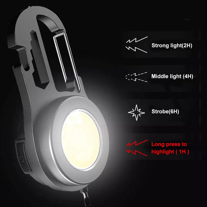 USB Rechargeable Multifunction COB Emergency Searchlight_16
