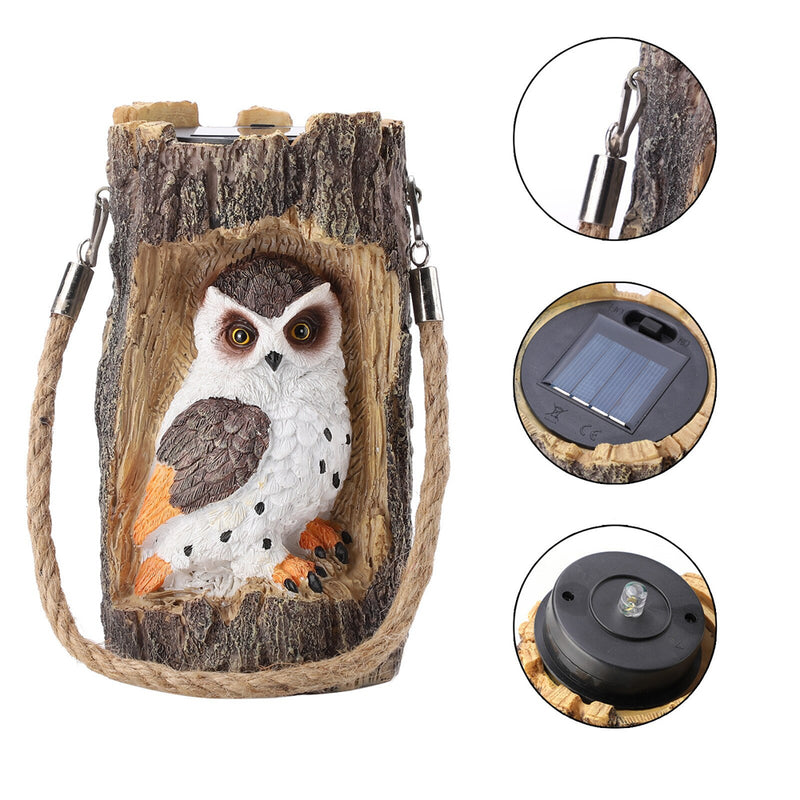 Solar Powered Outdoor Garden Decorative Owl Light_5