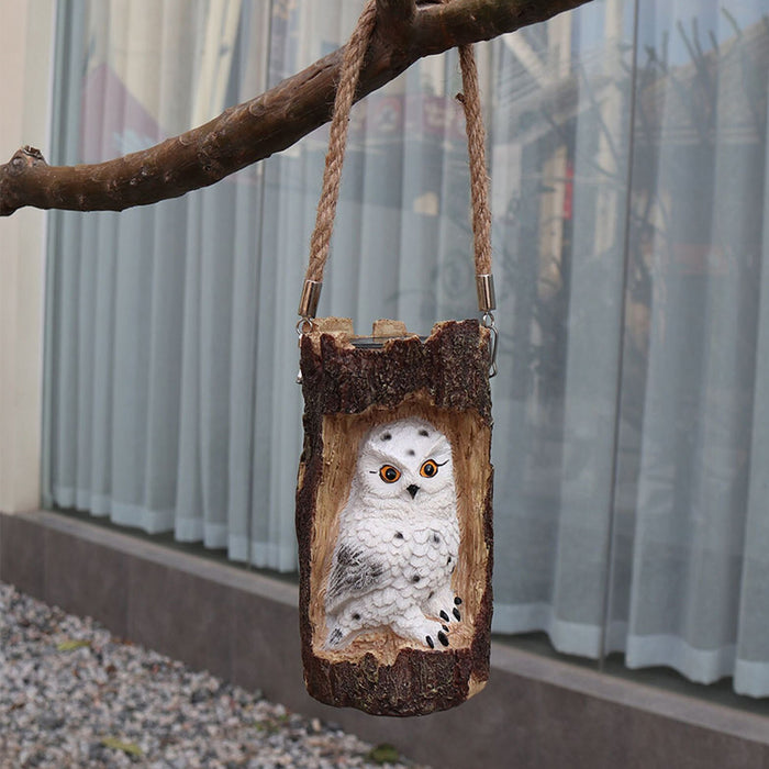 Solar Powered Outdoor Garden Decorative Owl Light_6