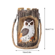 Solar Powered Outdoor Garden Decorative Owl Light_12
