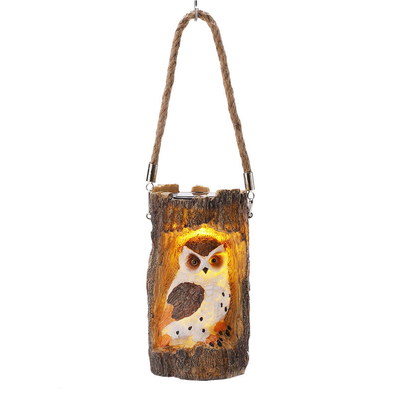 Solar Powered Outdoor Garden Decorative Owl Light_8