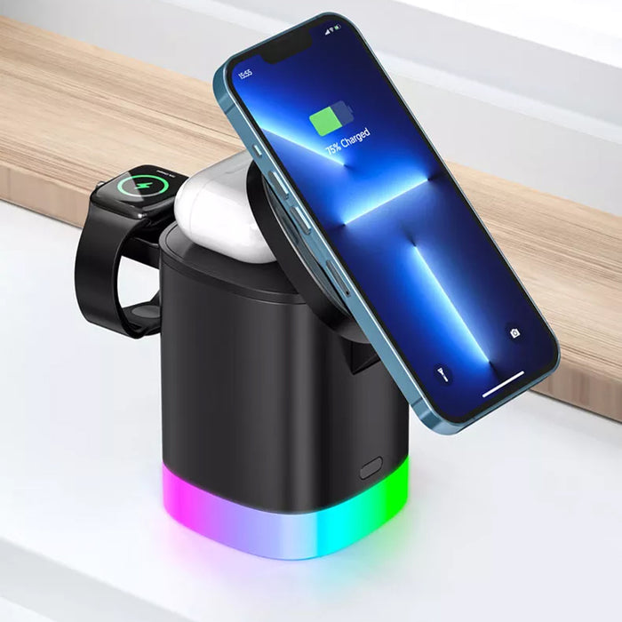 3-in-1 USB Wireless Magnetic Charger with RGB Backlight_7