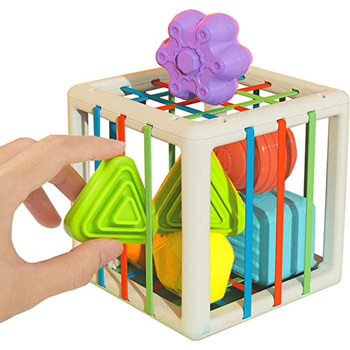Colorful Shape Blocks Sorting Game Baby Montessori Educational Toy_7