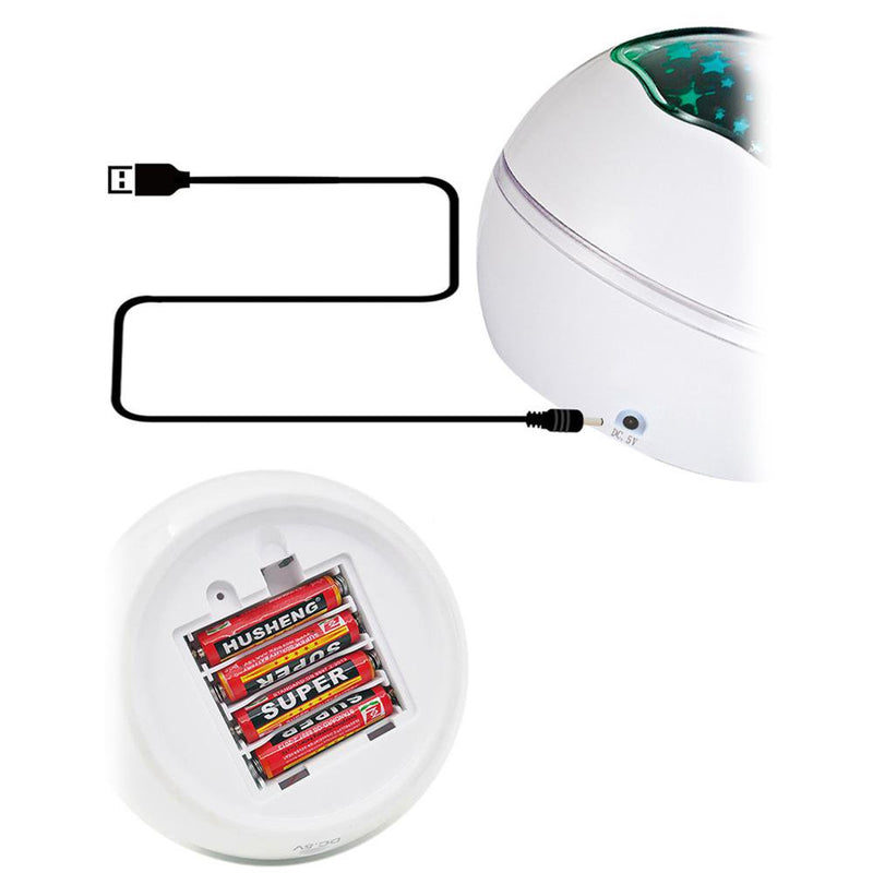 LED Night Light Galaxy Projector Star Lamp- USB Powered_4