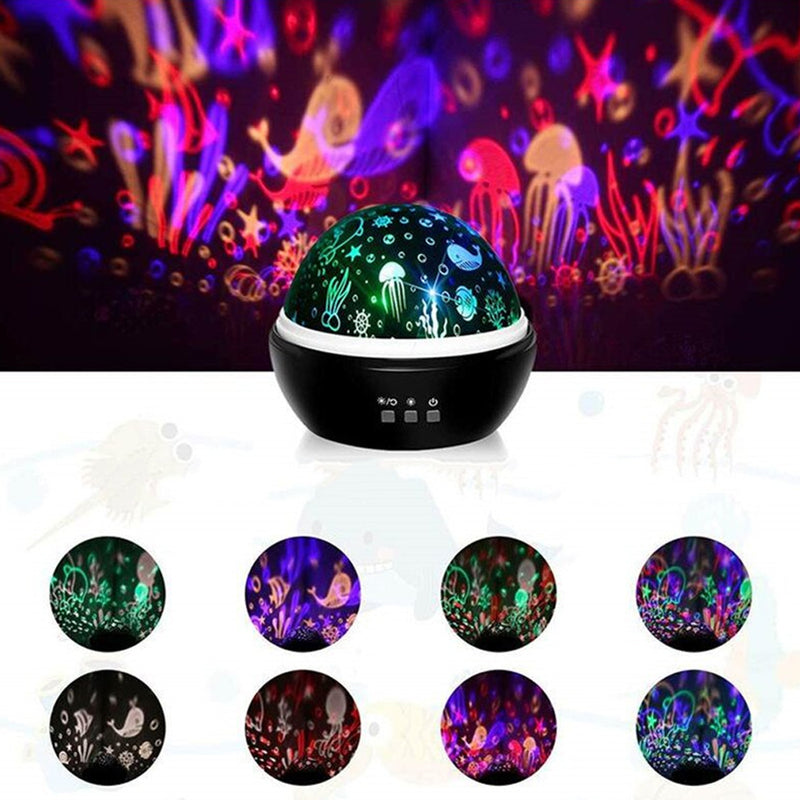 LED Night Light Galaxy Projector Star Lamp- USB Powered_14