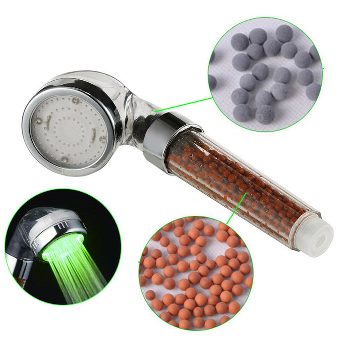 Color Changing Luminous High Pressure Shower Head_9