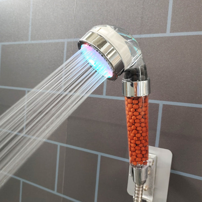 Color Changing Luminous High Pressure Shower Head_11