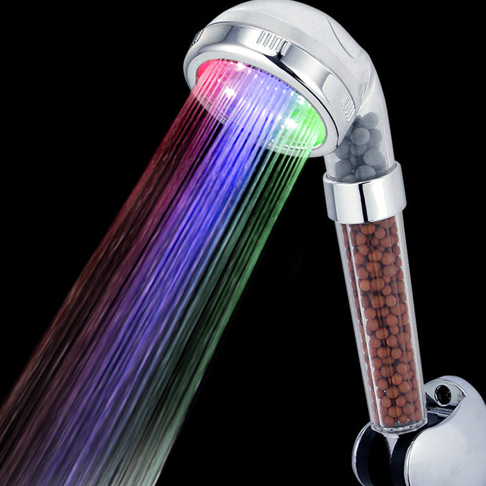 Color Changing Luminous High Pressure Shower Head_8