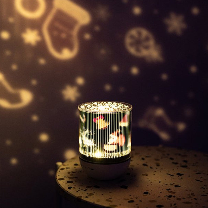 USB Rechargeable Rotating Night Lamp and Wireless Speaker_4