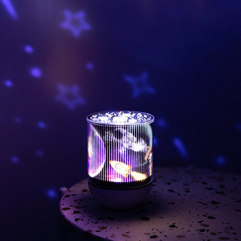 USB Rechargeable Rotating Night Lamp and Wireless Speaker_7