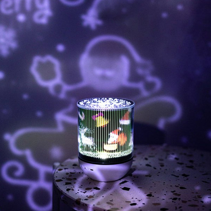 USB Rechargeable Rotating Night Lamp and Wireless Speaker_8