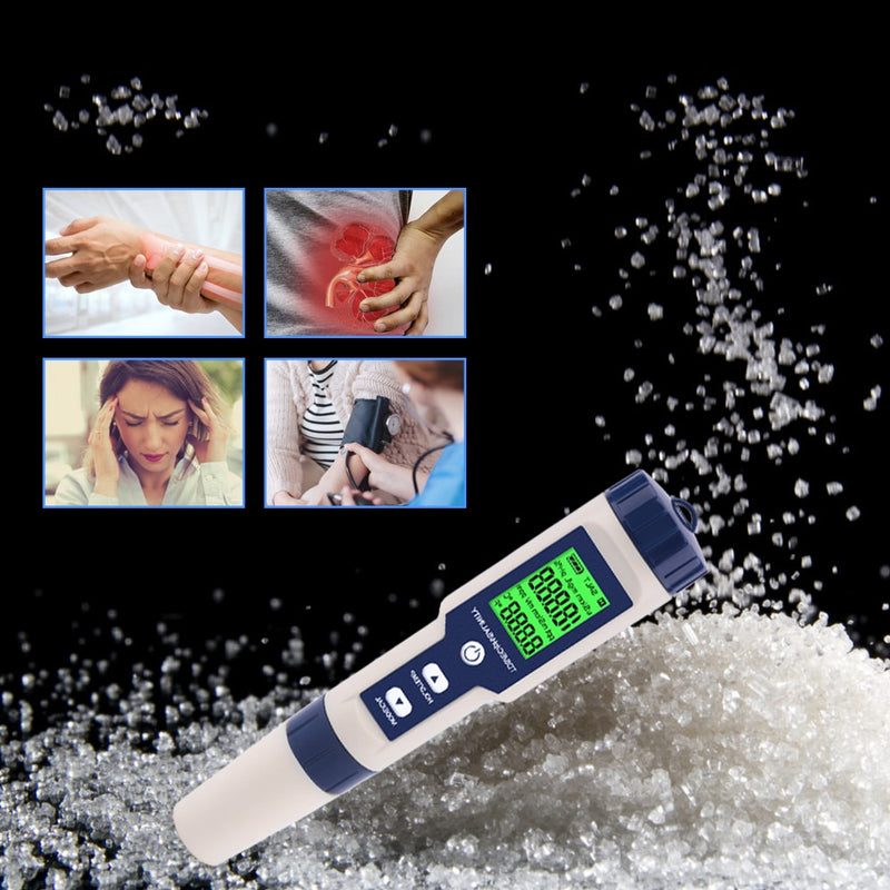 5 in 1 High Accuracy Digital Pen pH Tester for Water_9