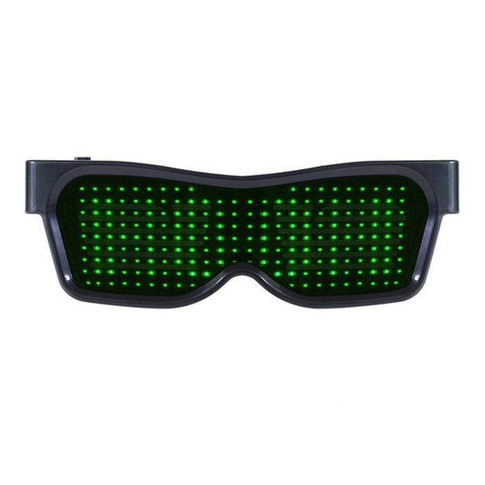 USB Rechargeable App Control Bluetooth LED Party Glasses_4