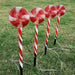 Solar Powered Candy Cane Lollipop Christmas Stake Lights_4
