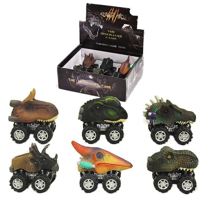 Dinosaur Toy Pull Back Car Perfect Birthday Gift for Kids_6