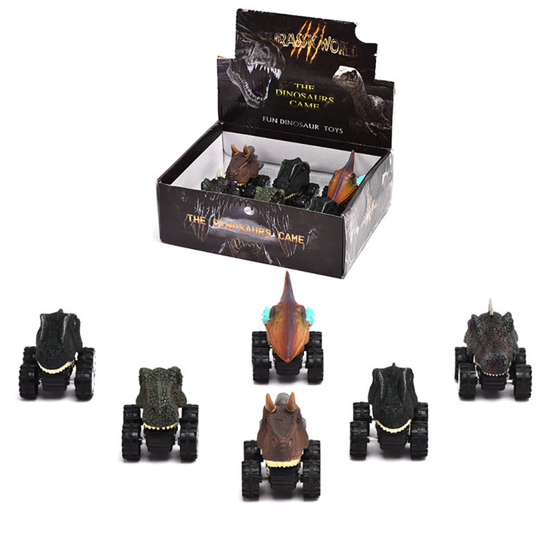 Dinosaur Toy Pull Back Car Perfect Birthday Gift for Kids_7