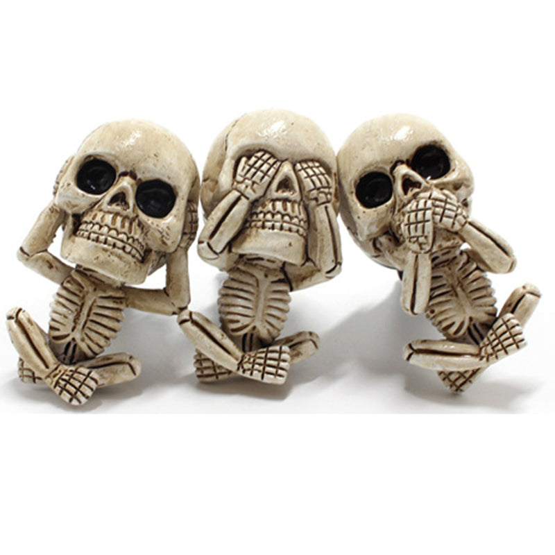 Cute Skull Air Freshener Vent Clip Décor Aromatherapy Resin Car Perfume Diffuser_0