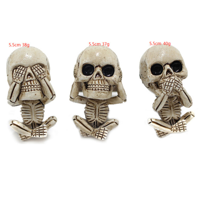 Cute Skull Air Freshener Vent Clip Décor Aromatherapy Resin Car Perfume Diffuser_5